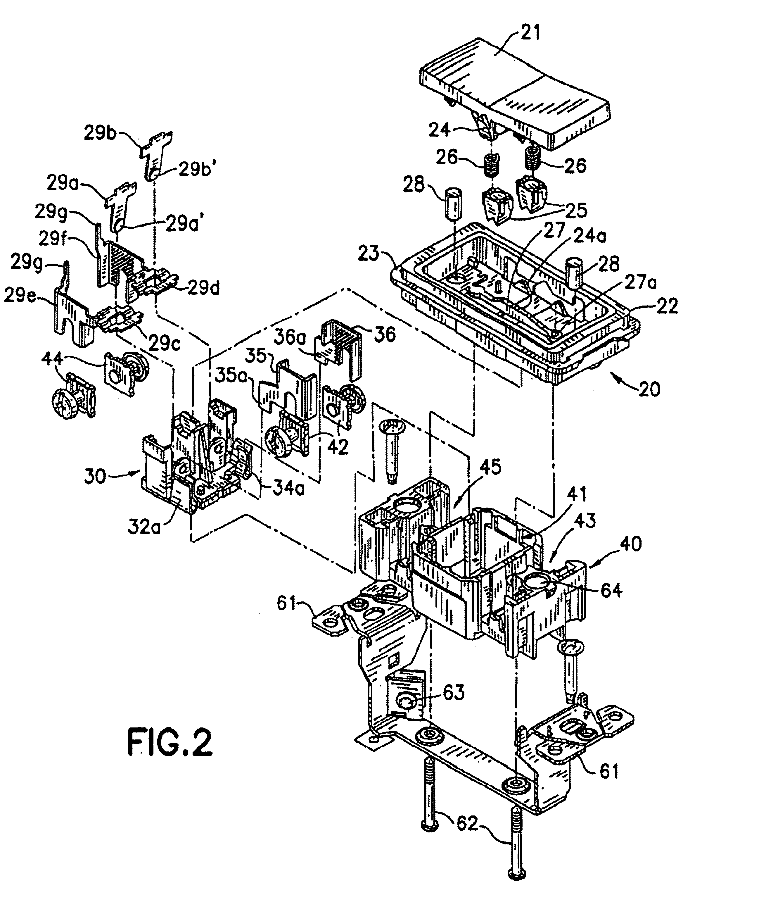 Modular block switch assembly