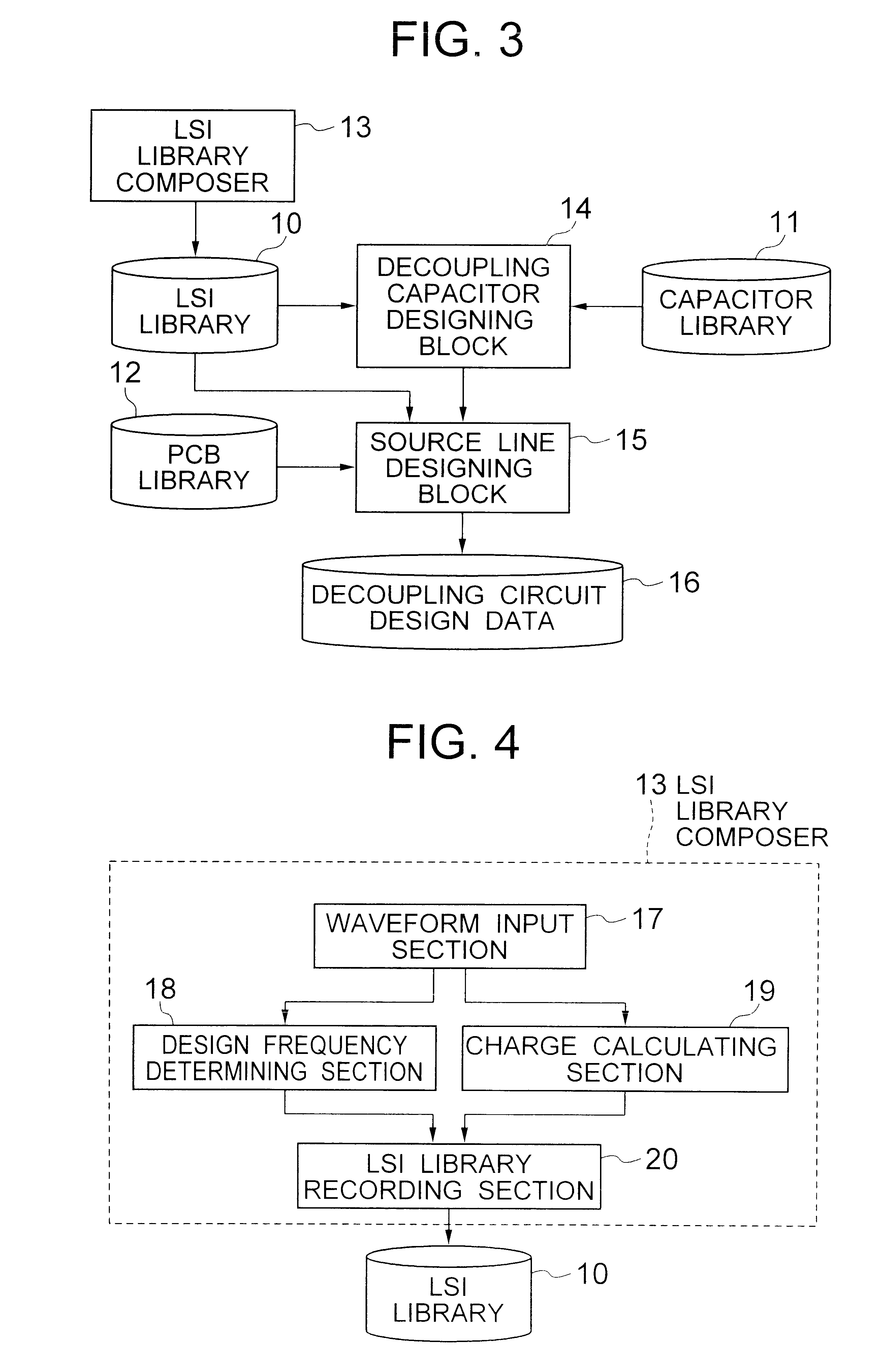 Method for designing a decoupling circuit