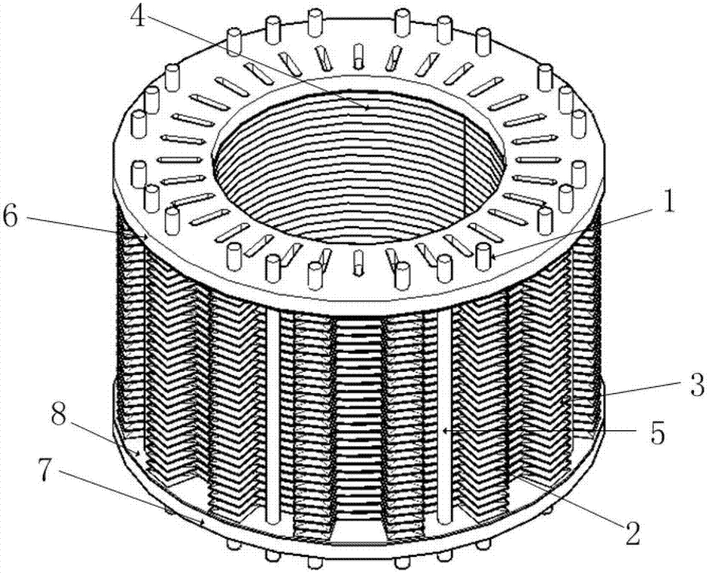 Structure for conducting and cooling high-temperature superconducting magnet