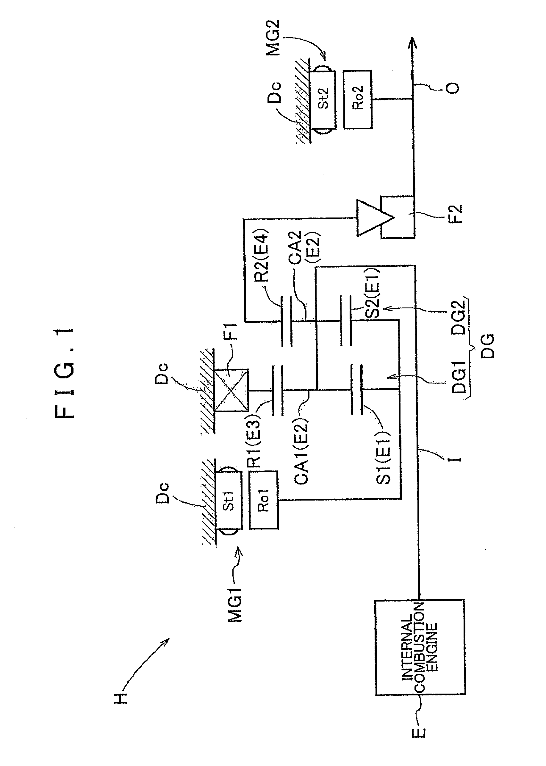 Hybrid drive device