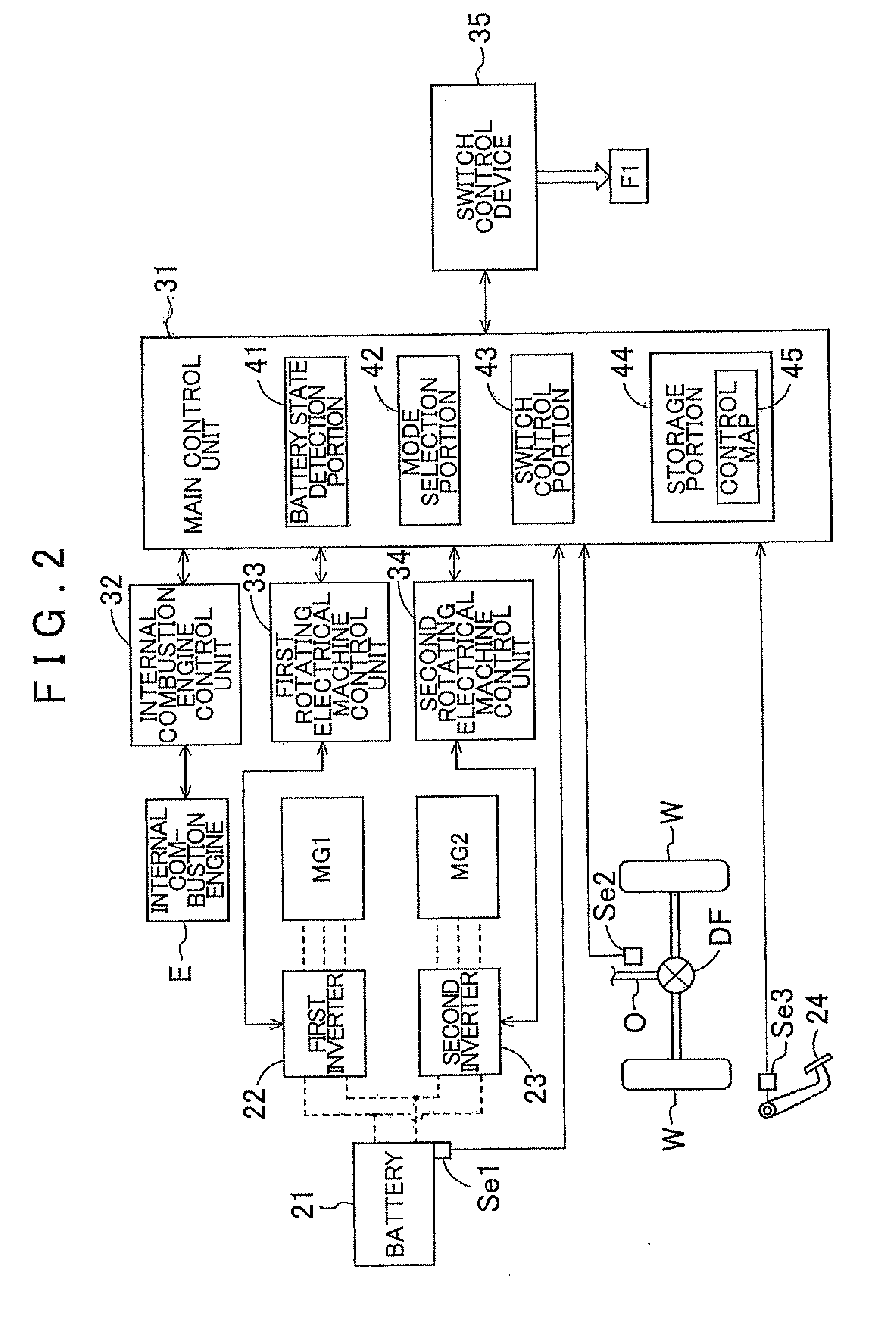 Hybrid drive device