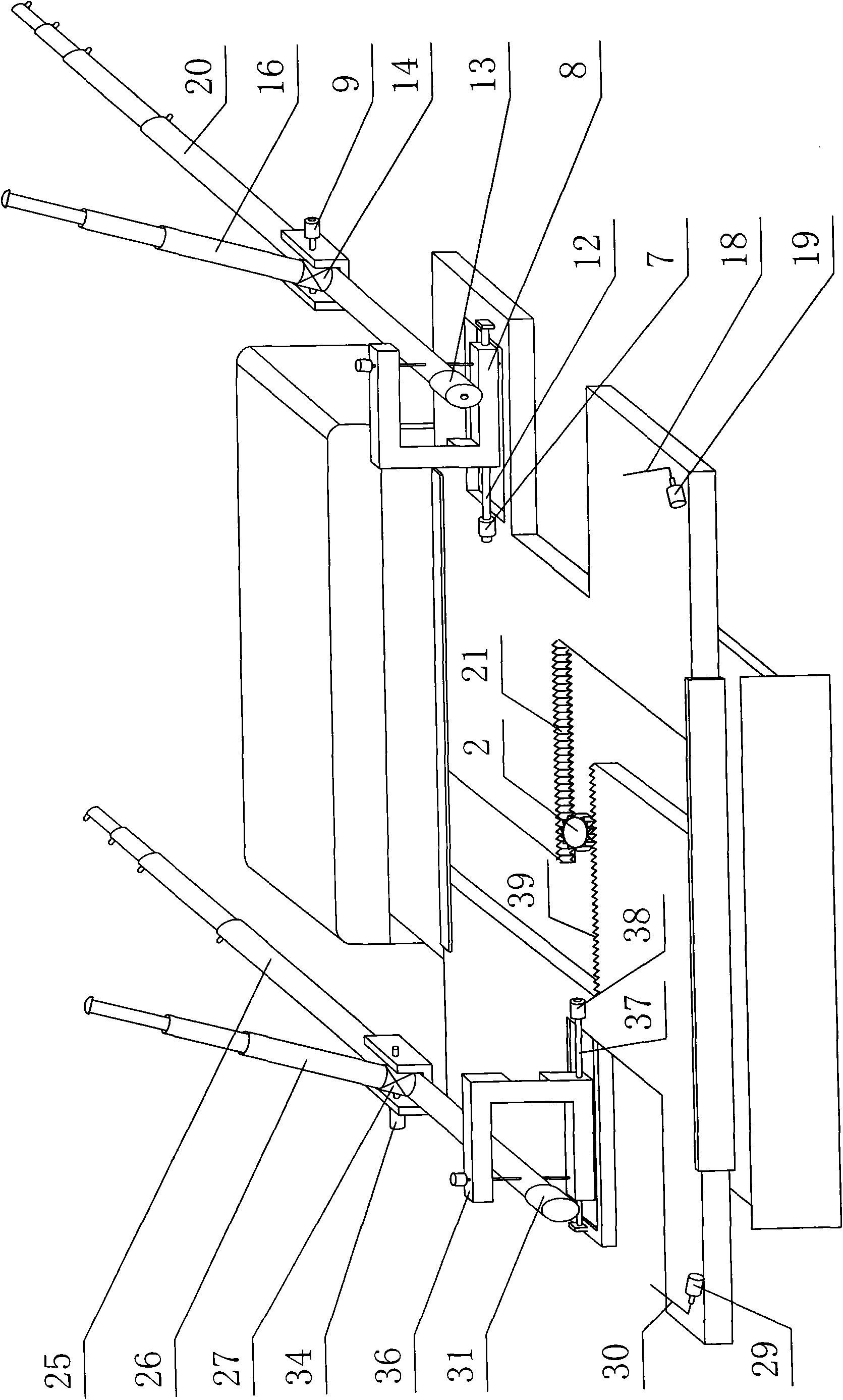 Automobile-mounted invisible full-automatic retractable remotely-controlled cover