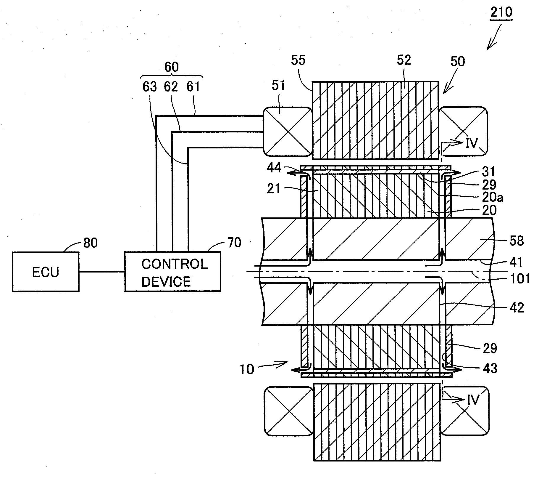 Rotating electric machine and drive device