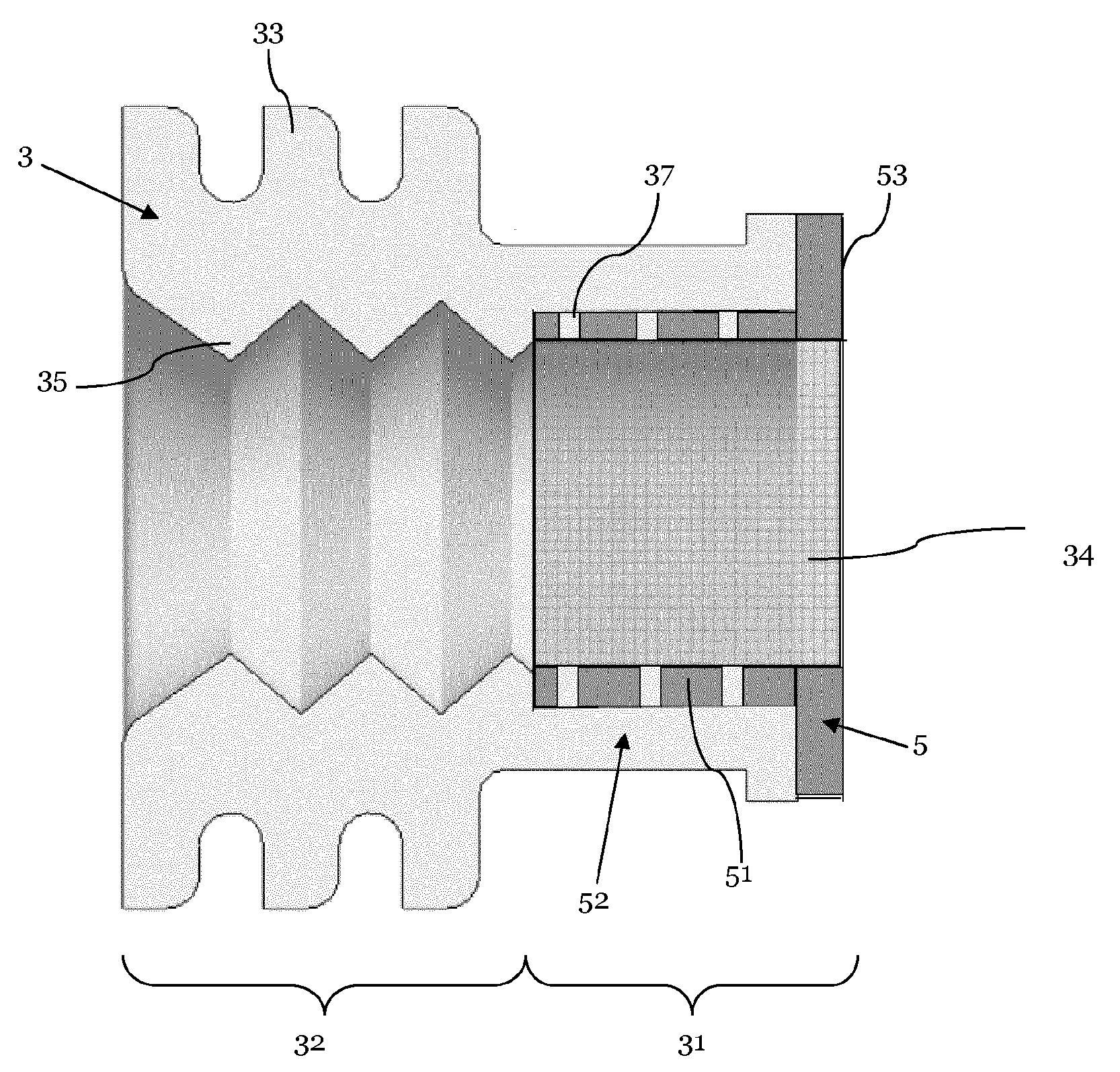 Single wire seal for sealing an electric cable in an aperture of a terminal