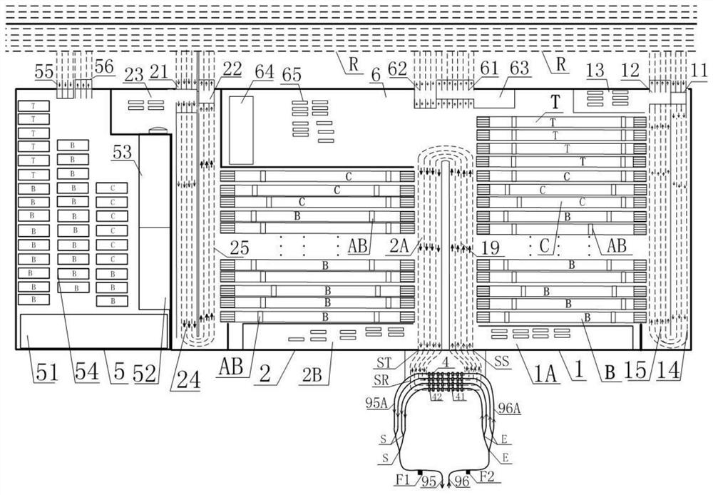 Intelligent inland port based on multimodal transport composite rail transport system