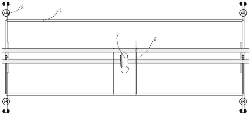 Capacity test arrangement device for jet fuse