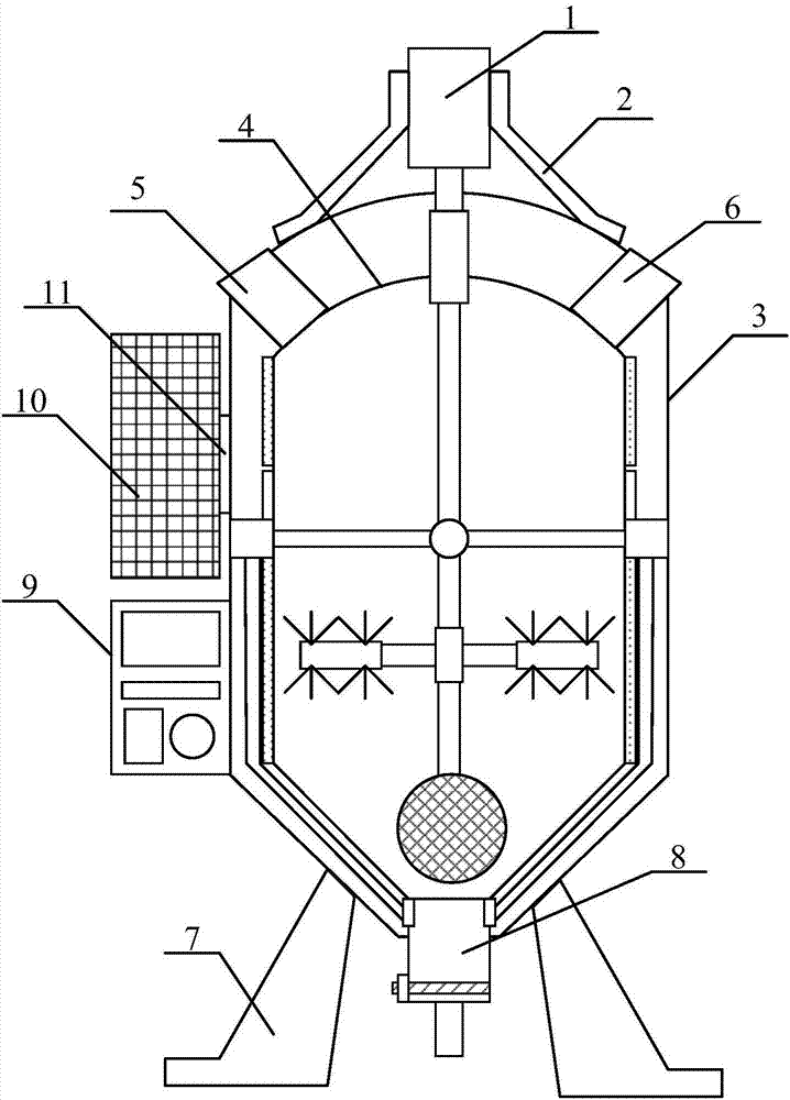 Intelligent energy-saving and environment-friendly crystallizing tank