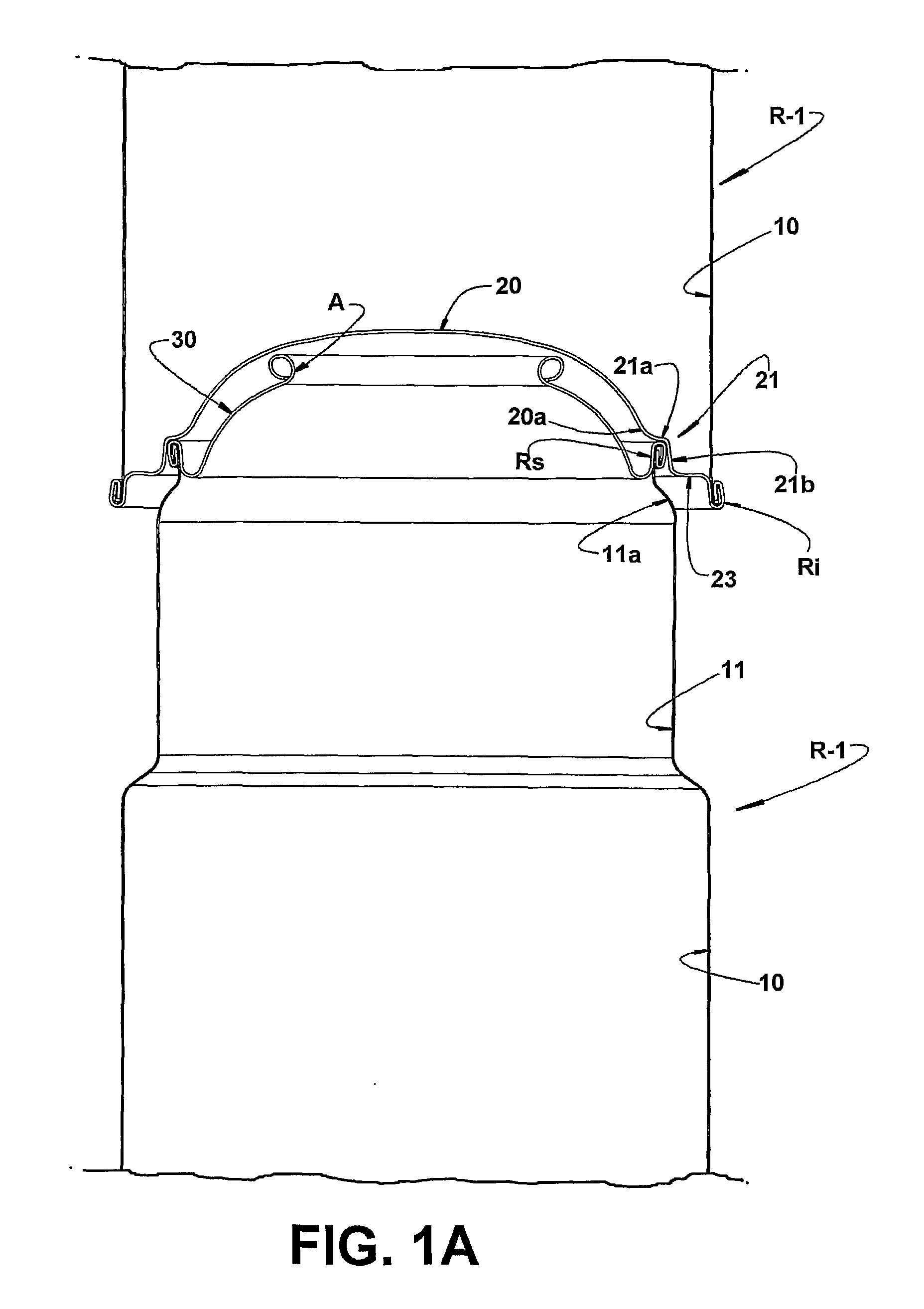 Container for pressurized fluids