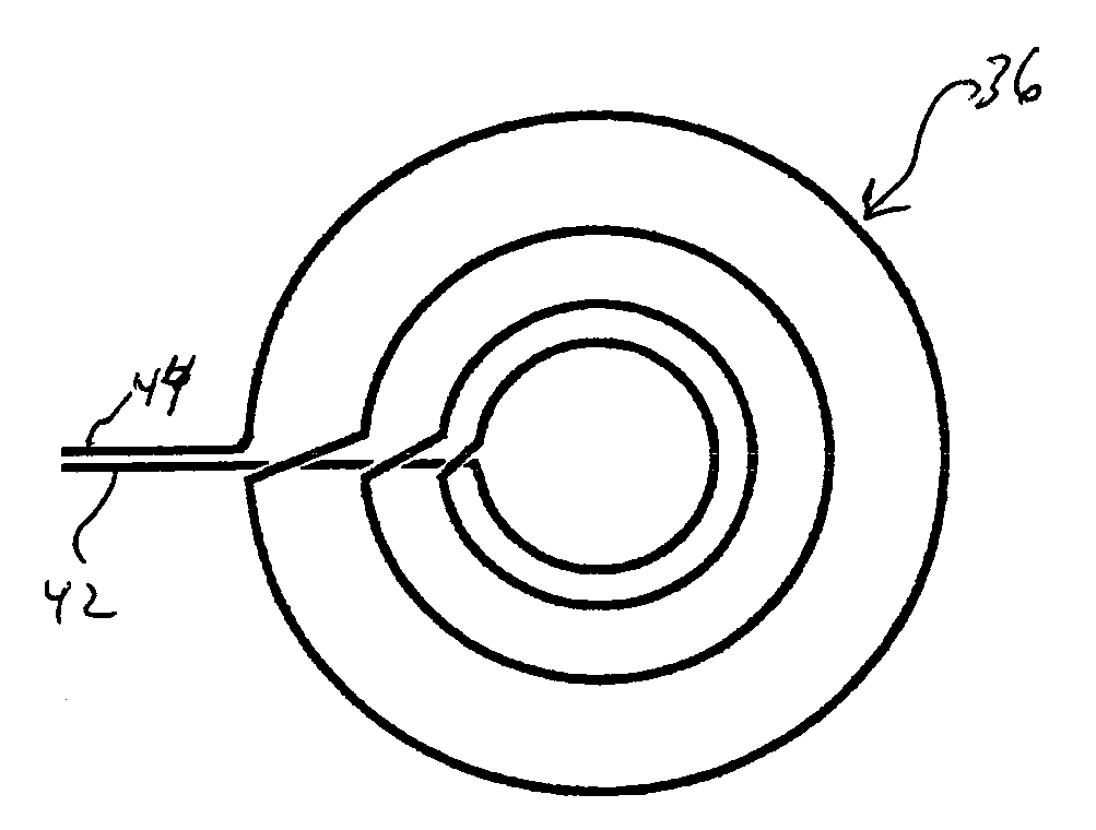 Radiofrequency surface detection coil