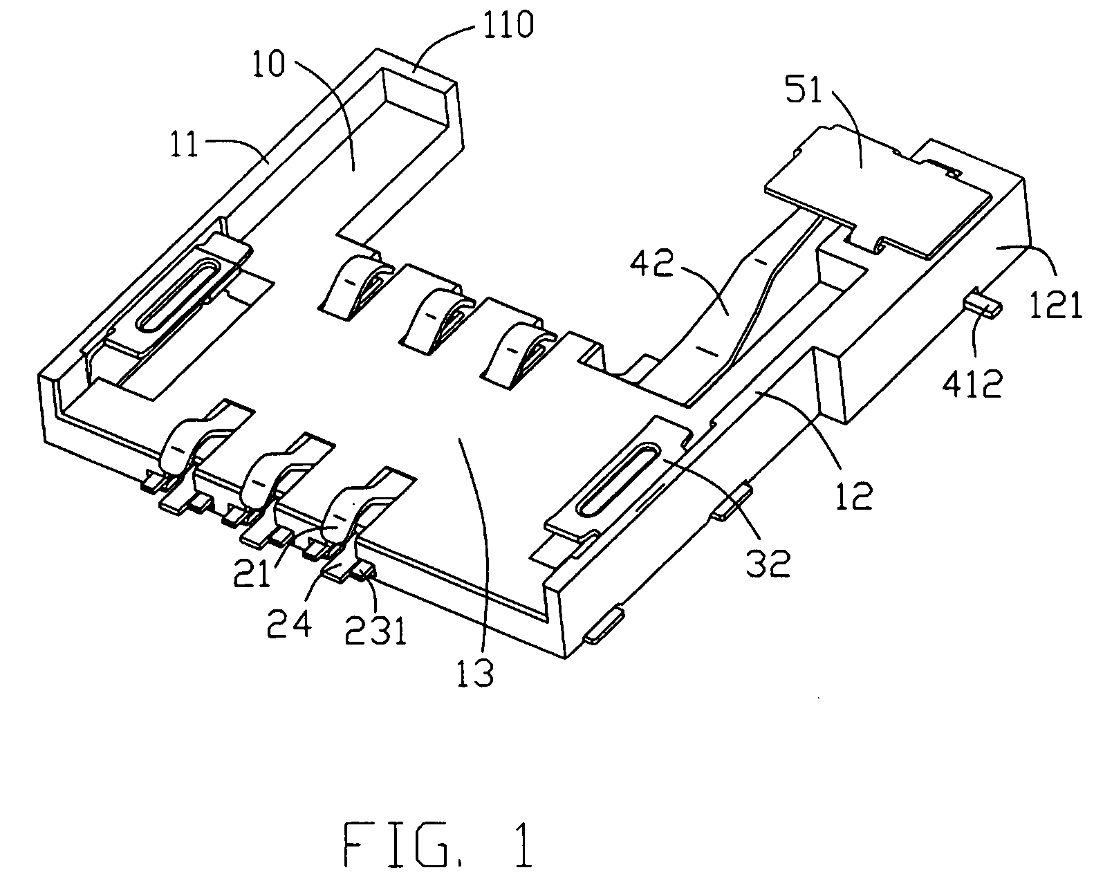 Electrical card connector