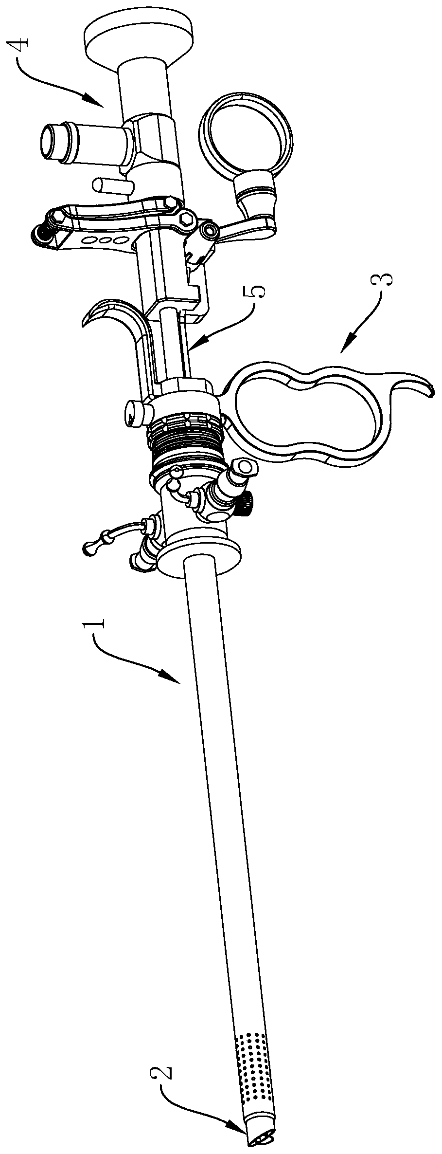 Resectoscope and sealing structure thereof