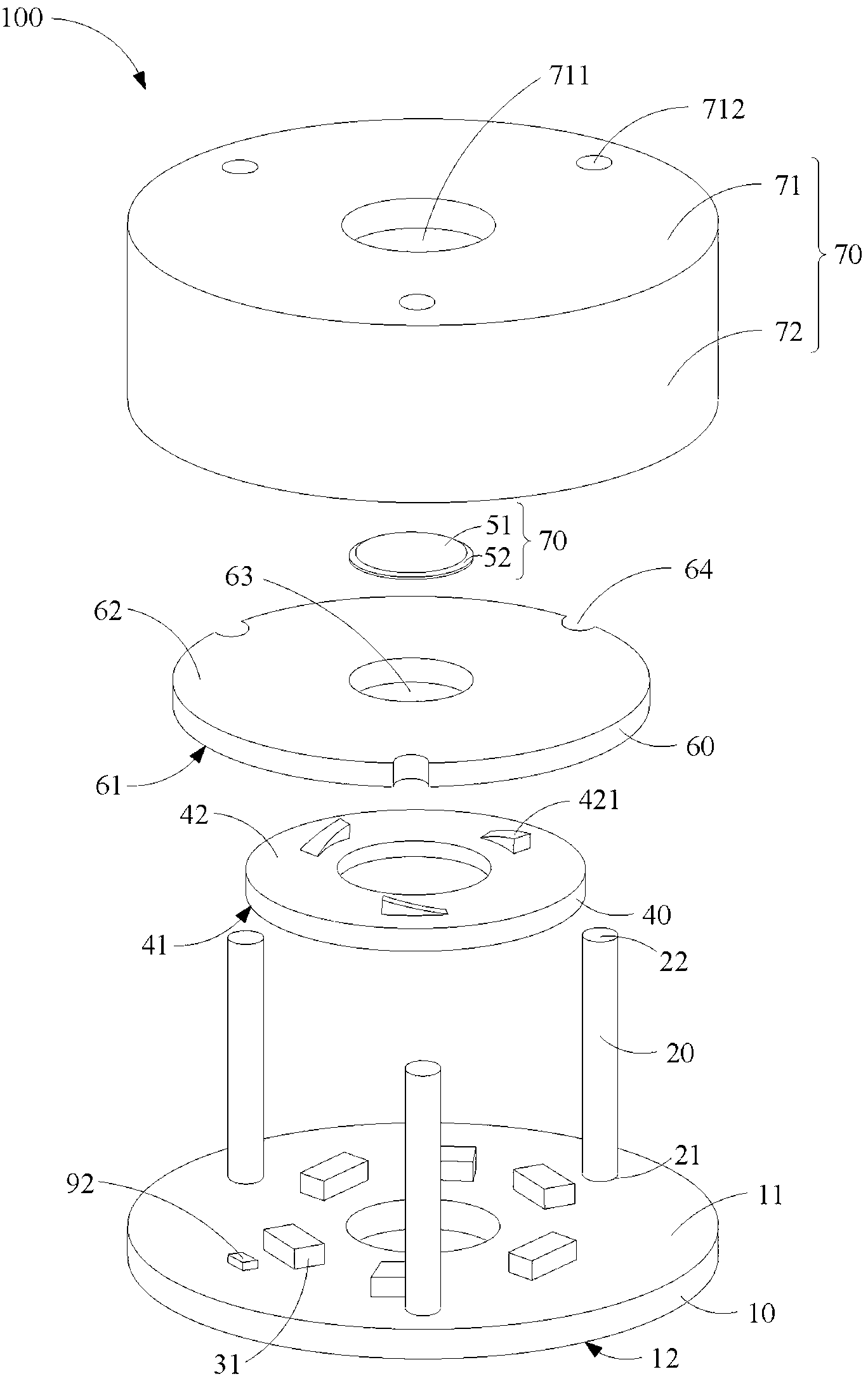 Automatic focus lens module