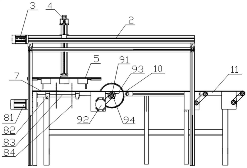 Fully-automatic safe bone sawing machine adopting double knives and multiple knives to perform successive cutting and control method thereof