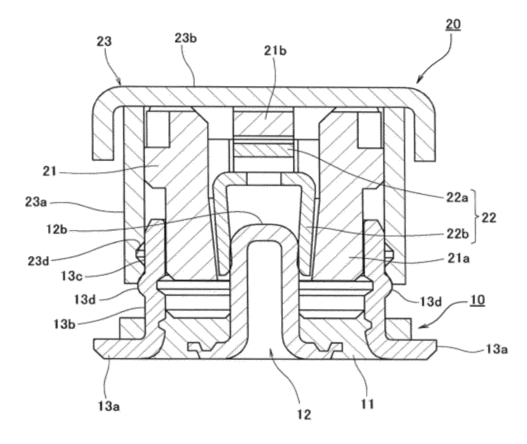 Coaxial electric connector