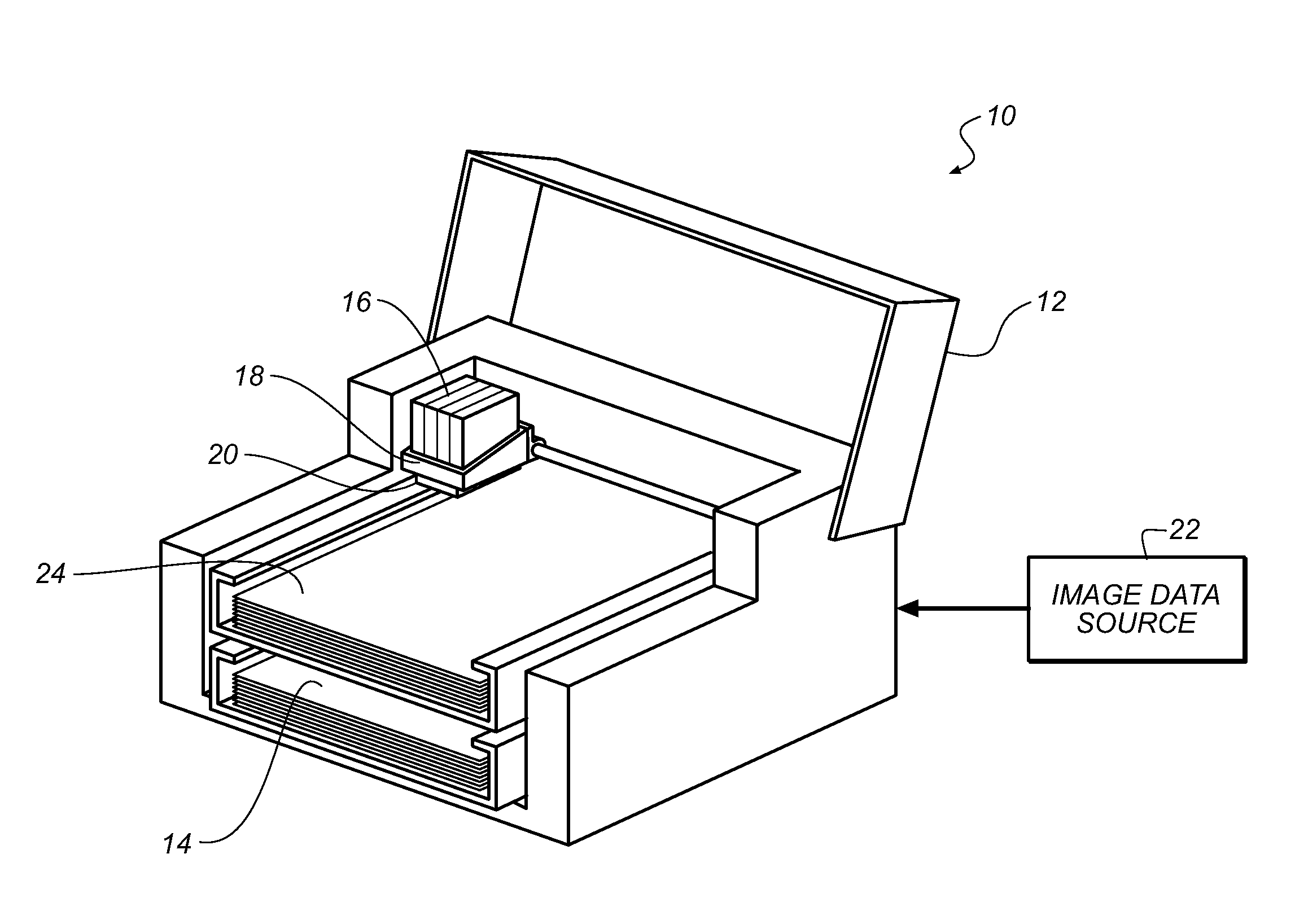 Printhead for inkjet printing device