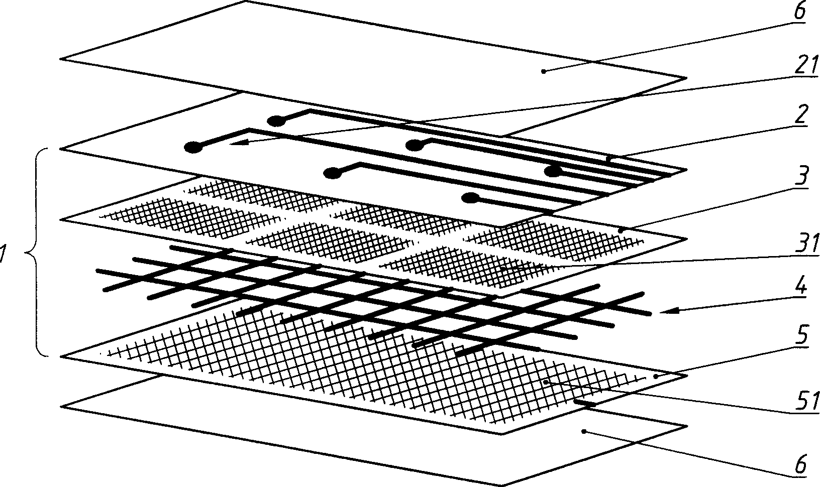 Conductive coating touch sensing clothing of intelligent robot