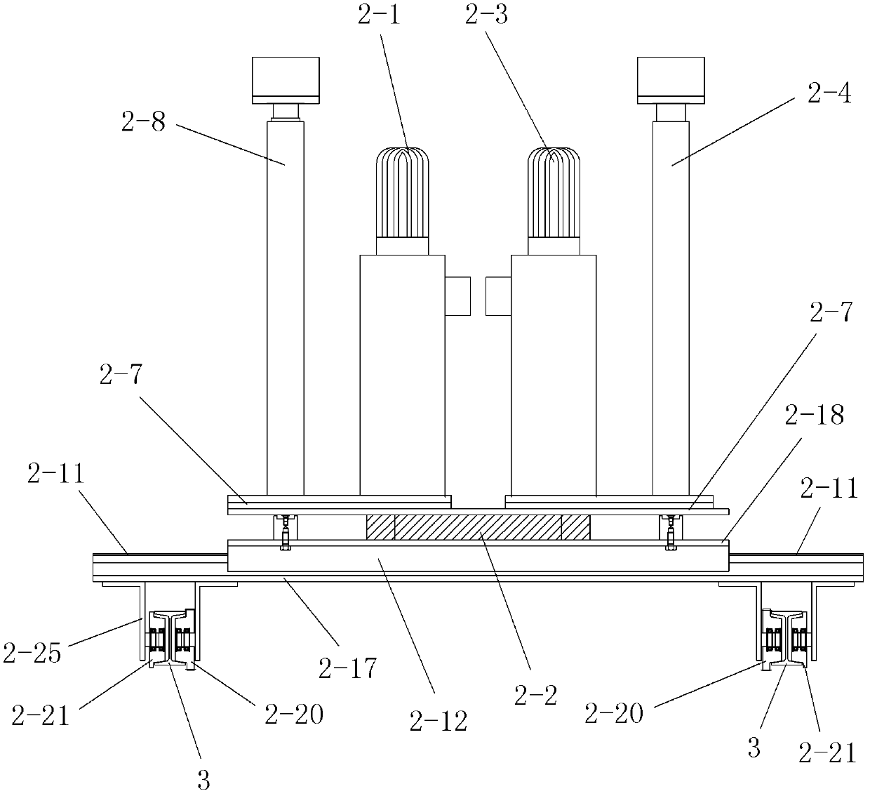 Transport mechanism for tunnel construction