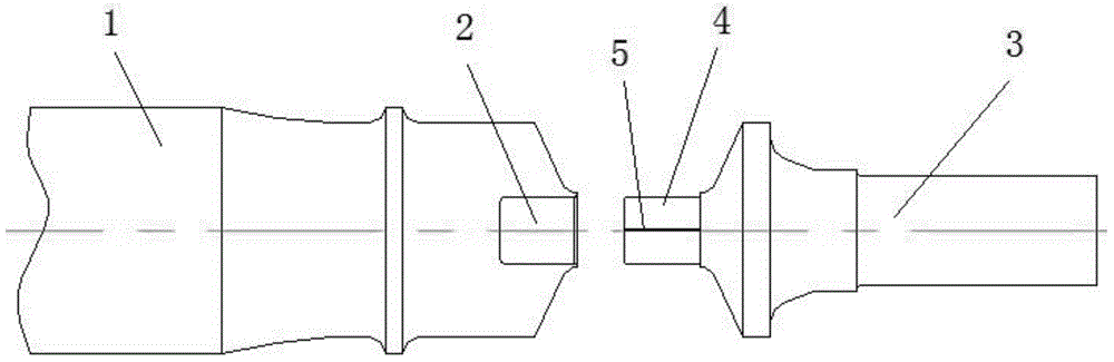 Method for repairing fractured roller way spindle nose