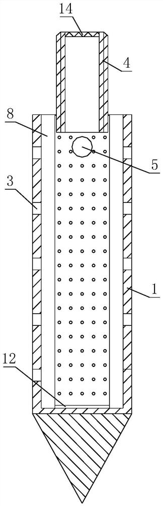 Anchoring device for rock-soil side slope