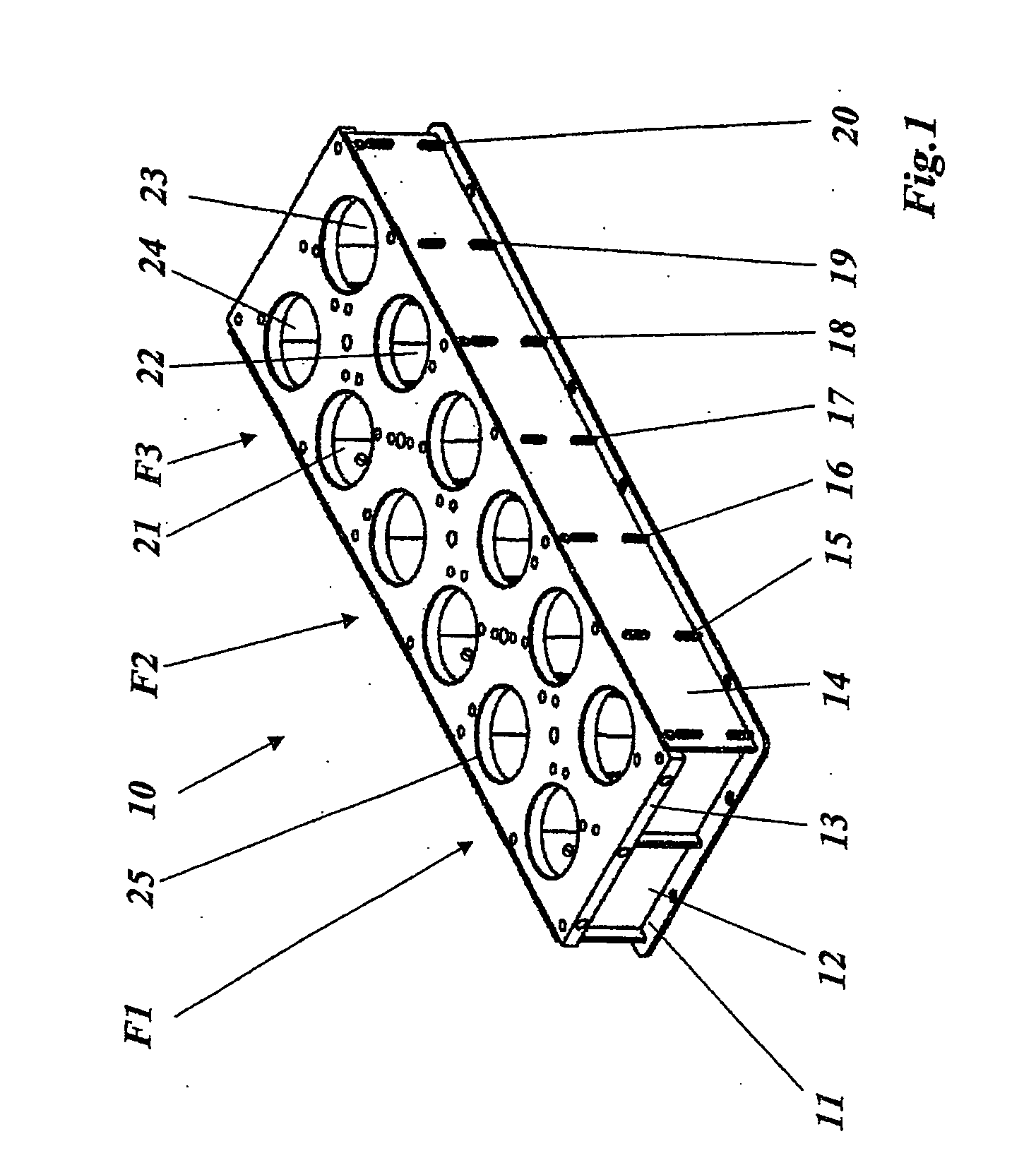 Tunable high-frequency filter arrangement and method for the production thereof