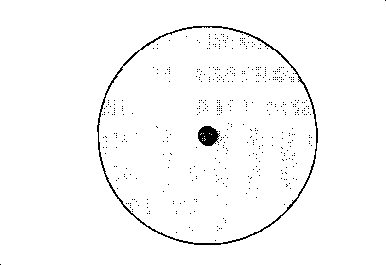 Video camera parameter calibration method by adopting single circle as marker