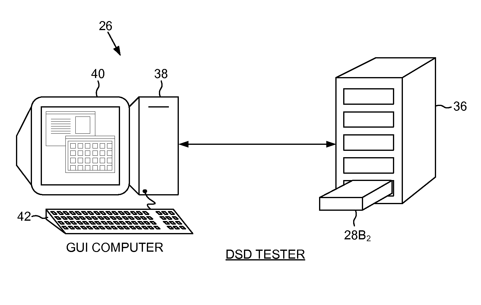 Data storage device tester