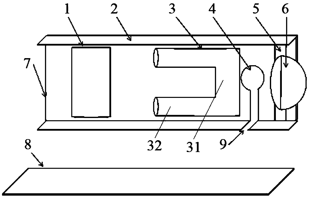 Carrying and fixing device for posterior approach operation