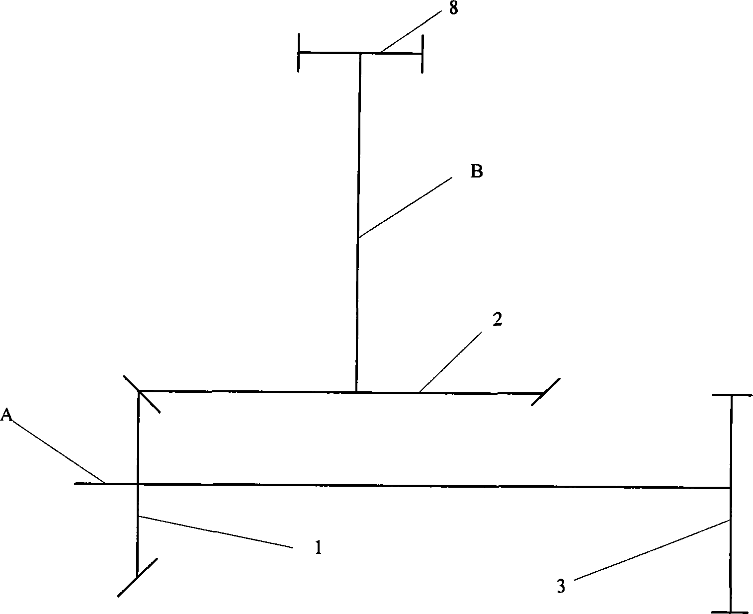 Aileron rotary retractable flapping wing device