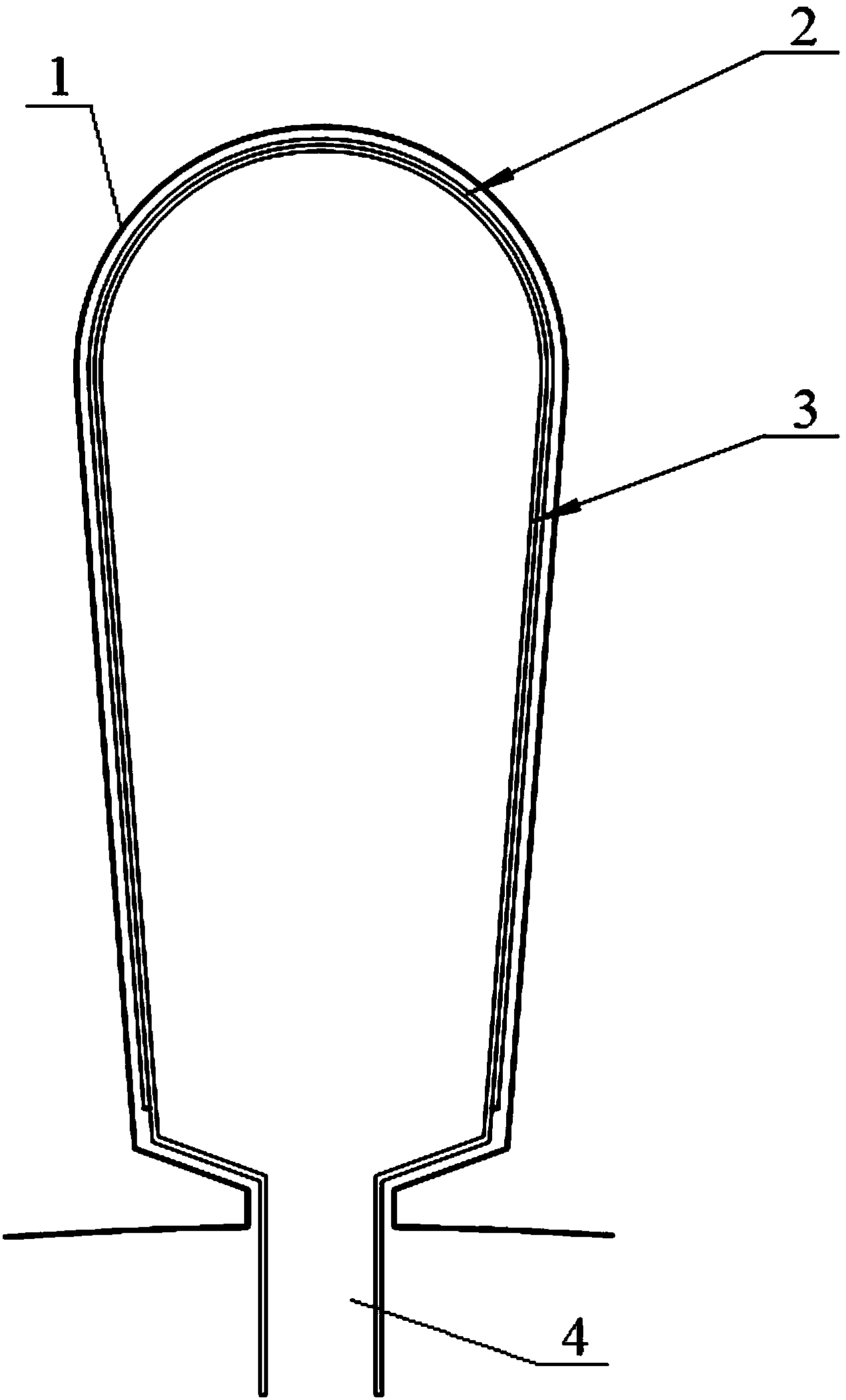 Low-voltage motor slot insulation structure