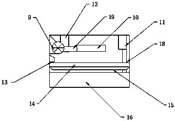 Hot-blast stove used for grain drying