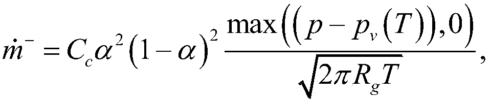 Numerical simulation method for cavitation compressible flow shock wave dynamics