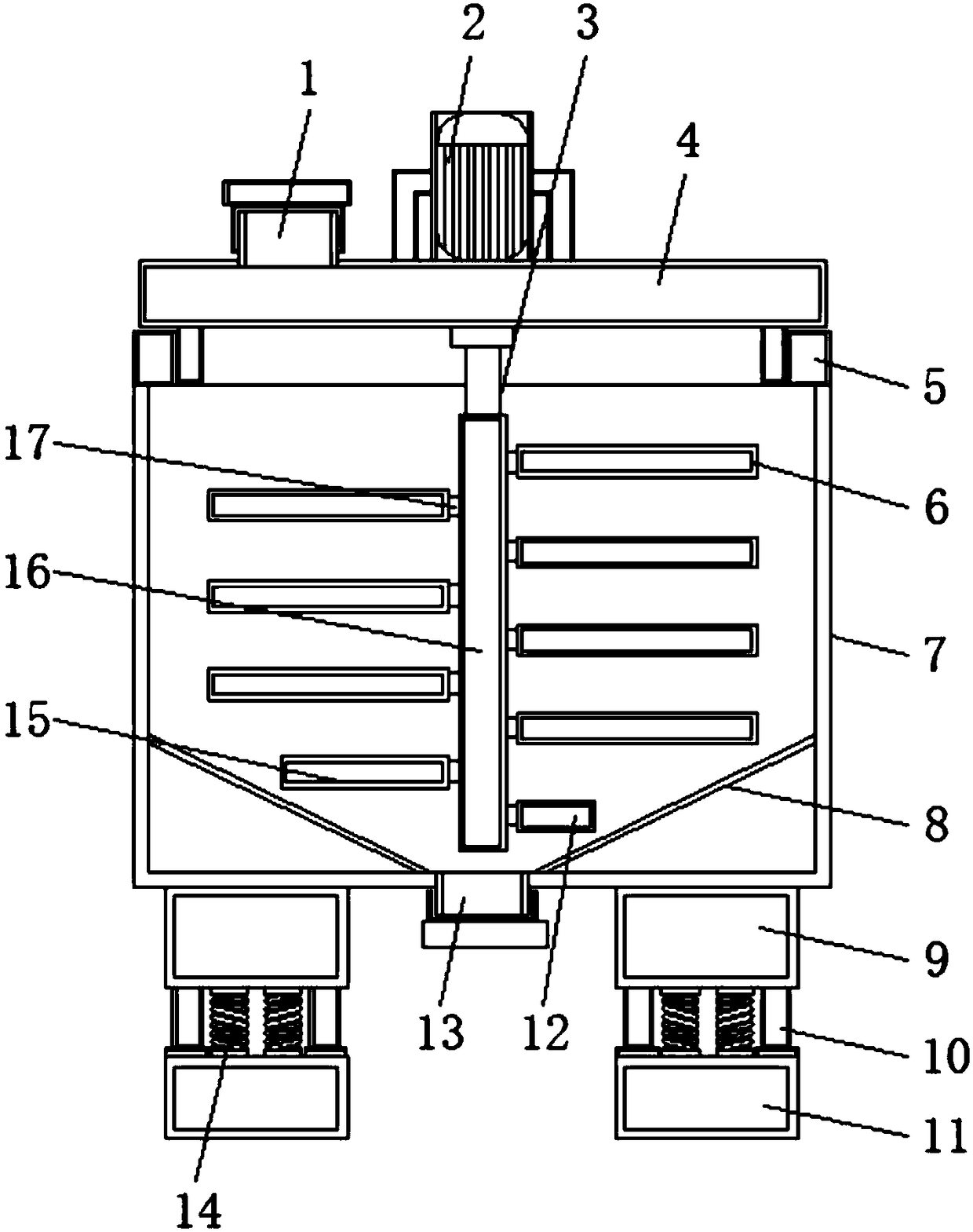 Biological enzyme stirring barrel