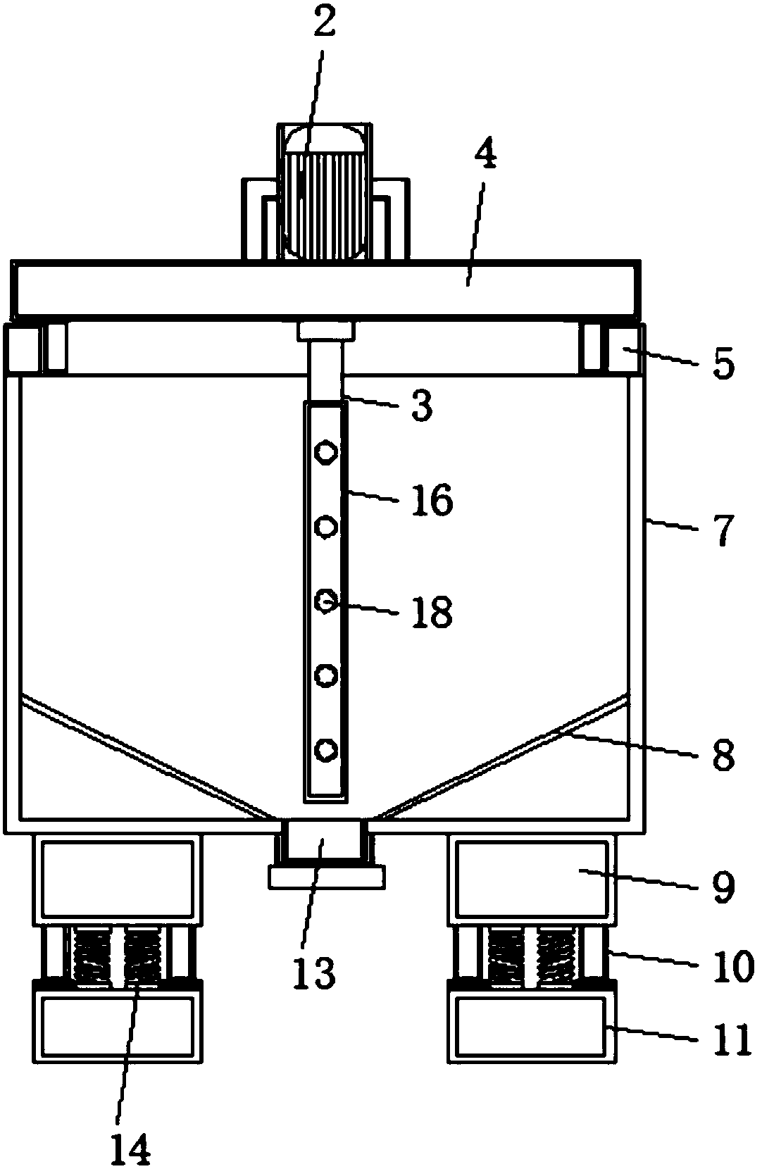 Biological enzyme stirring barrel