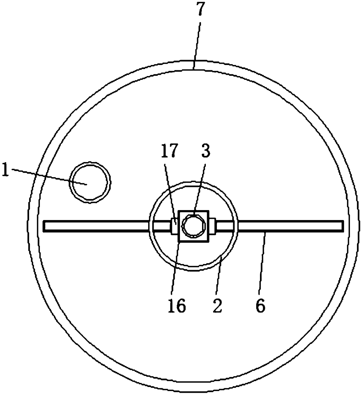 Biological enzyme stirring barrel