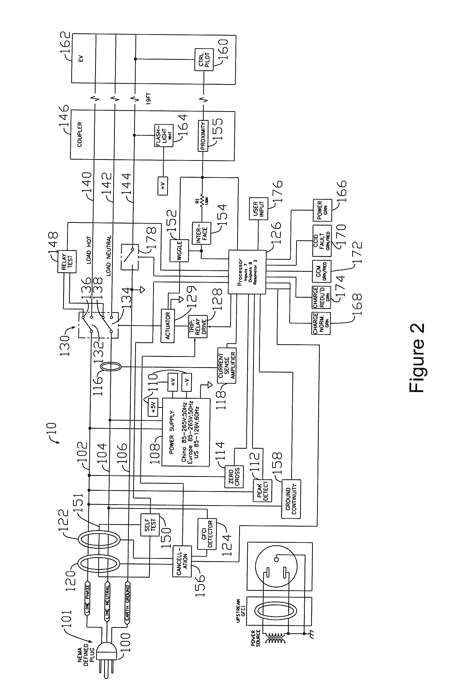 Protective device for an electrical supply facility