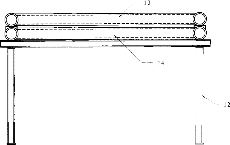 Enormous-span steel tube house truss assembling construction method