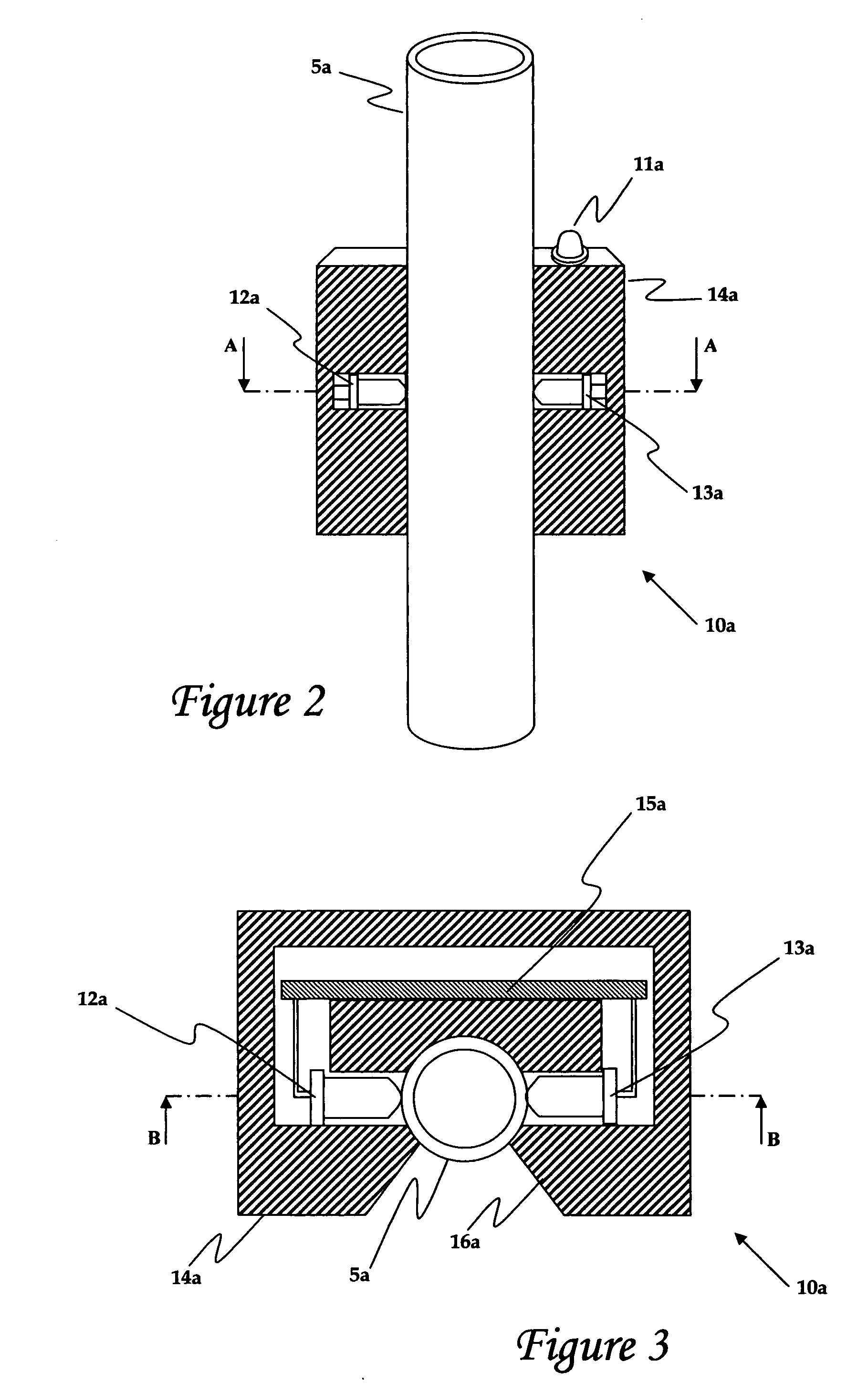 Air-in-line detector with warning device