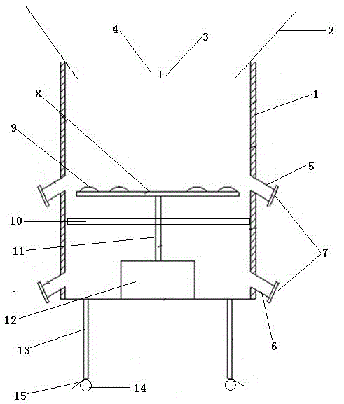 Electric cereal hulling device