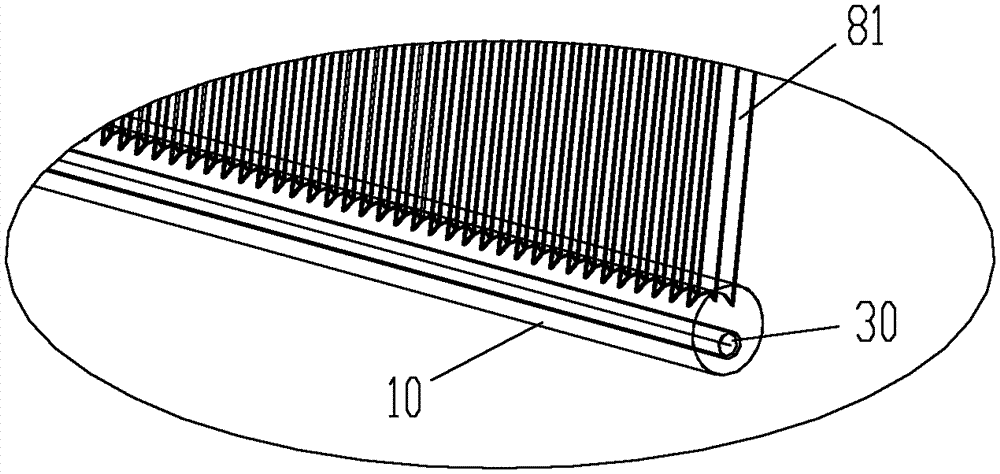 Liquid separation device and air conditioner including the liquid separation device