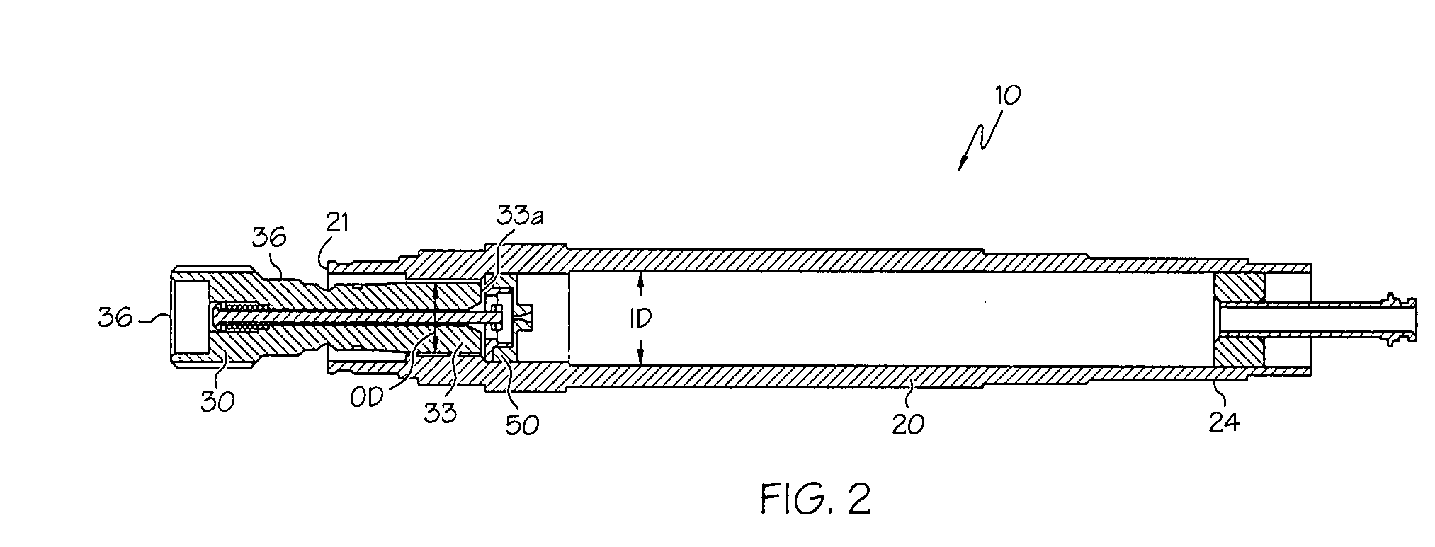 Axial impact shaft system