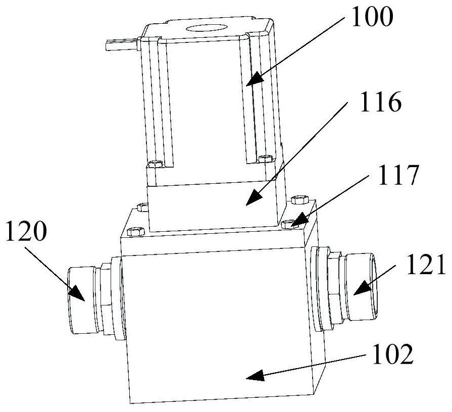 Rectangular-section adjustable cavitation venturi tube with large-range flow adjustment function