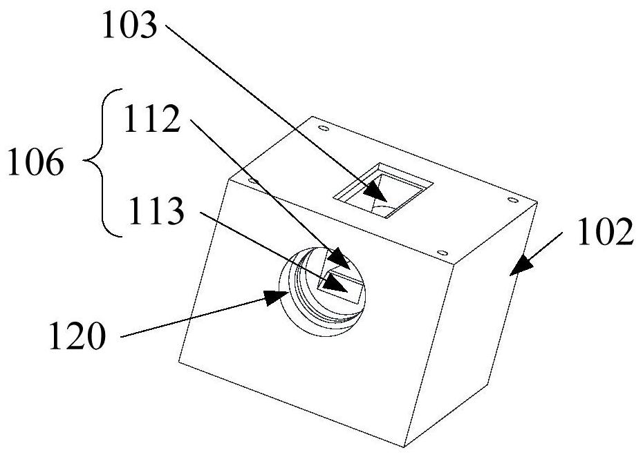 Rectangular-section adjustable cavitation venturi tube with large-range flow adjustment function