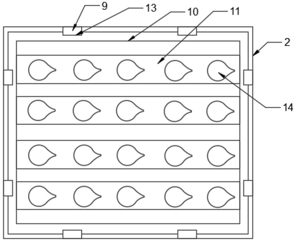 Tumor patient body fluid sample collecting and inspecting device