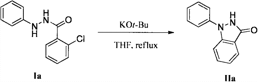 Method for synthesis of indazolone compound