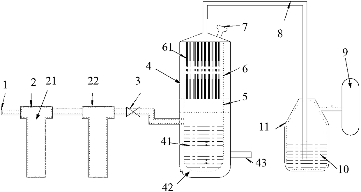 Hydrogen peroxide concentration apparatus