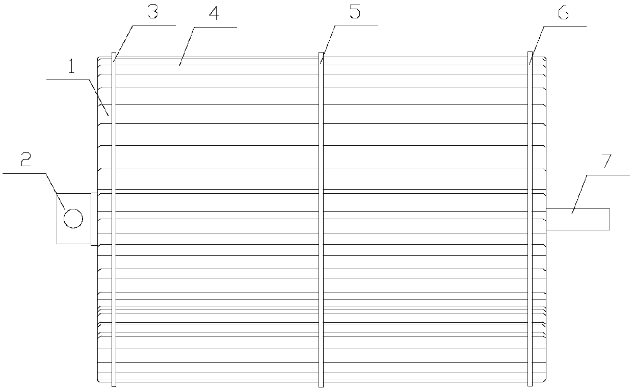 Through-flow type integrated wind wheel structure for warm air blower