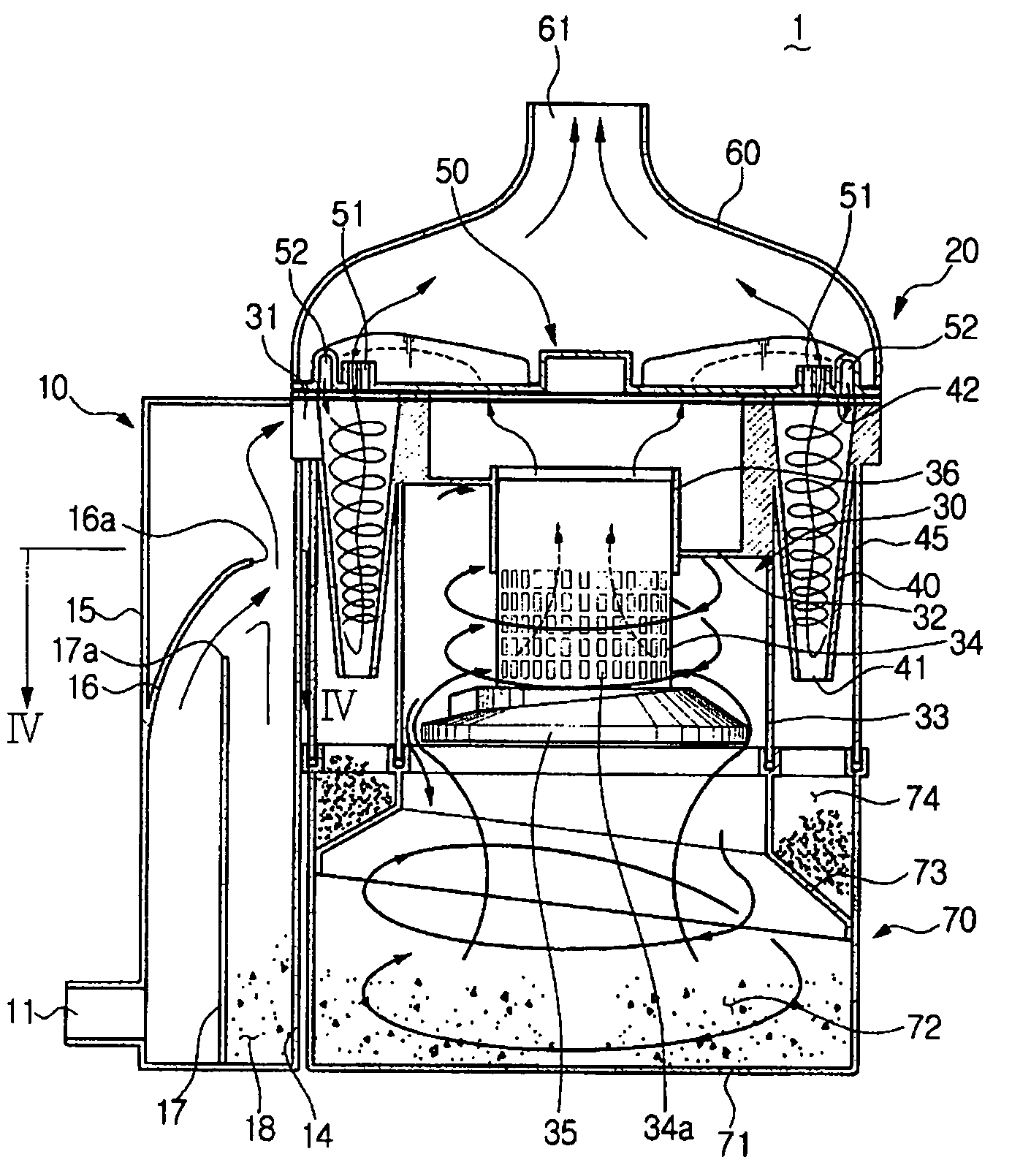 Multi-cyclone apparatus and vacuum cleaner having the same