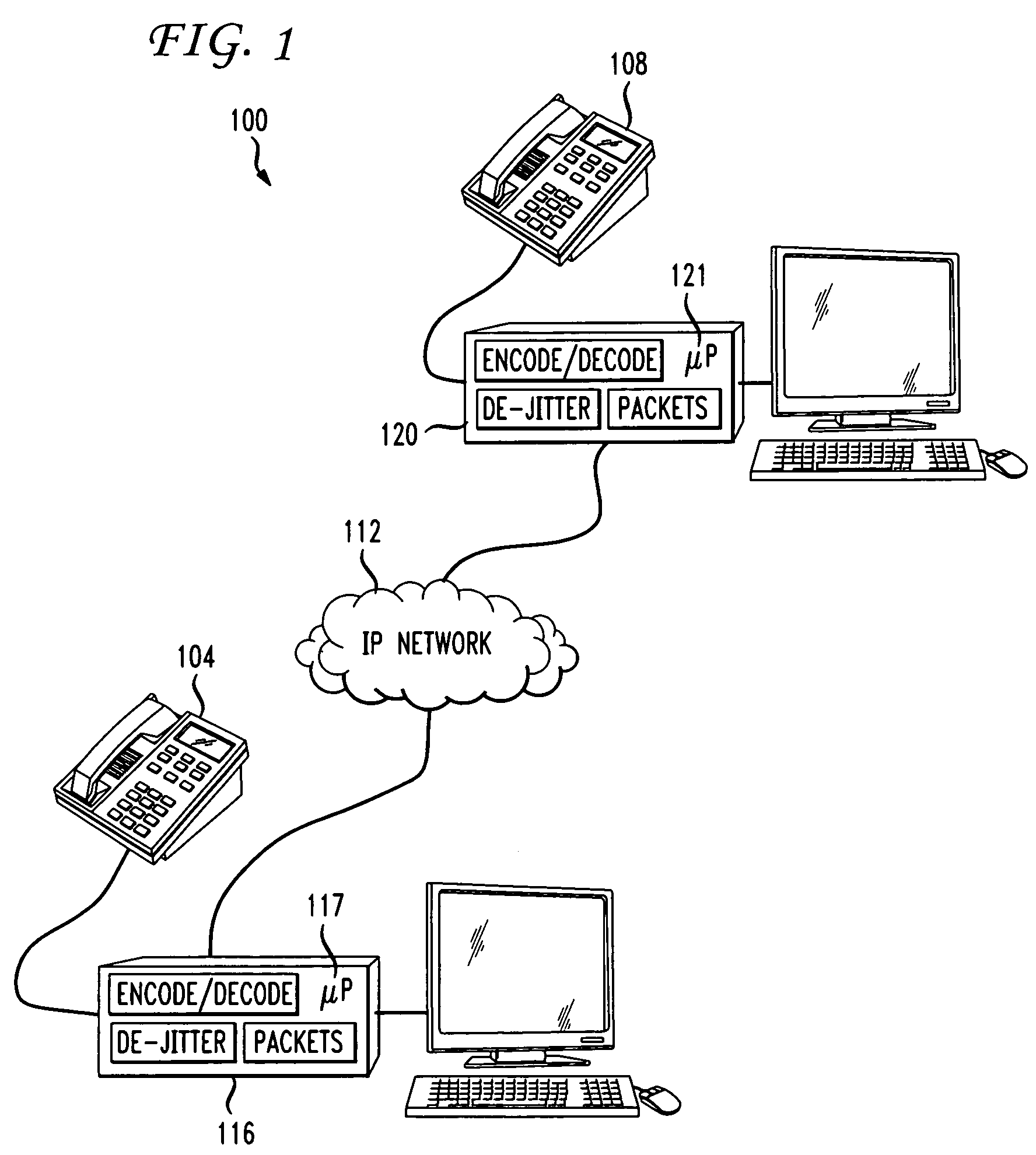 Techniques and apparatus for one way transmission delay measurement for IP phone connections