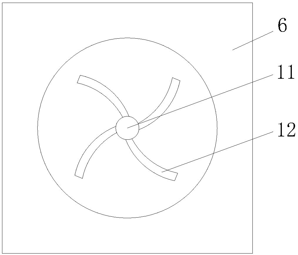 Matched medical waste gas treatment device