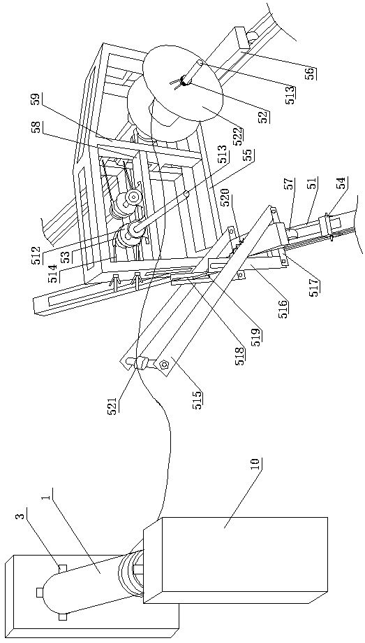 Automatic winding device for reactor coil